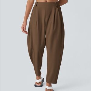 Halara Flex™ Mid Rise Pocket Barrel Leg Work Pants